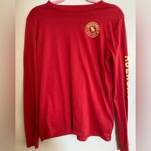Abercrombie Kids- Red Long Sleeve